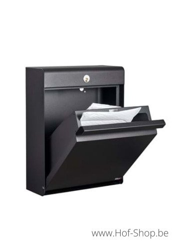 Allux Holscher Box zwart - brievenbus