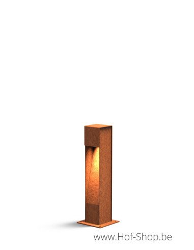 C1S - 500 Éclairage au sol en acier Corten - Éclairage de jardin GARDD