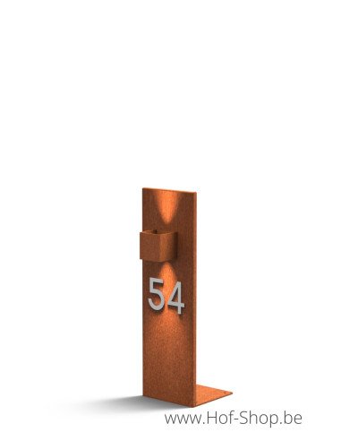 C4S - 800 Éclairage au sol en acier Corten - Éclairage de jardin GARDD