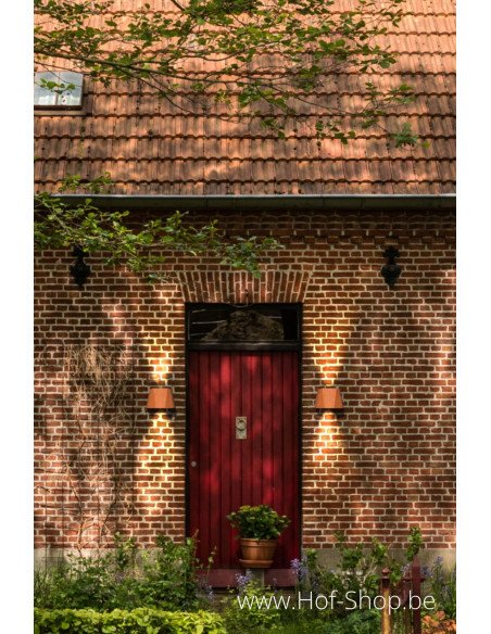 Applique Facet en acier Corten - Éclairage de jardin GARDD