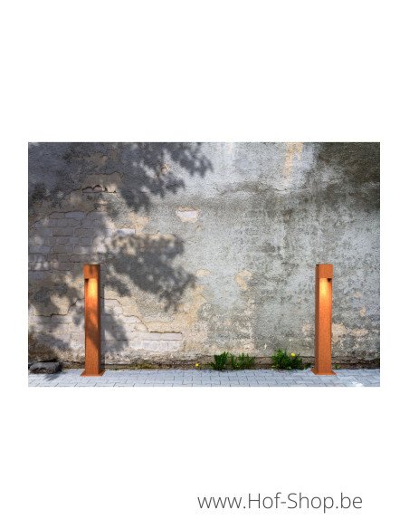 C1S - 800 Grondverlichting cortenstaal - GARDD tuinverlichting