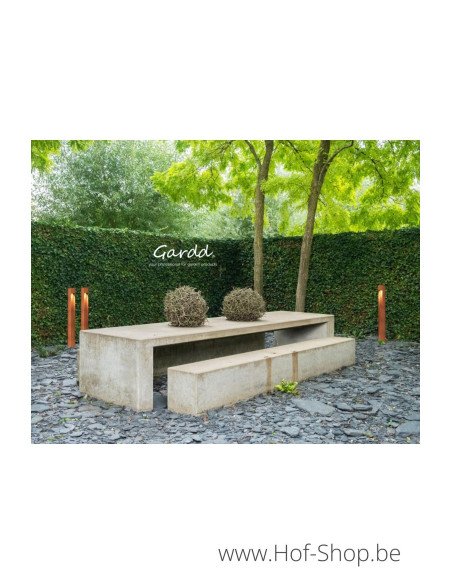 C1S - 1100 Éclairage au sol en acier Corten - Éclairage de jardin GARDD