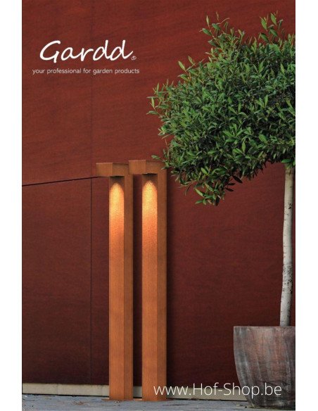 C2S - 1100 Éclairage au sol en acier Corten - Éclairage de jardin GARDD