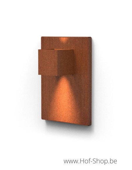 Panneau mural 350 en acier corten - Eclairage de jardin GARDD