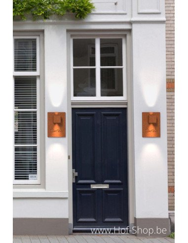 Wandpaneel 350 cortenstaal - GARDD tuinverlichting