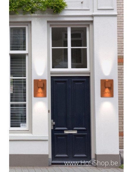 Wandpaneel 350 cortenstaal - GARDD tuinverlichting