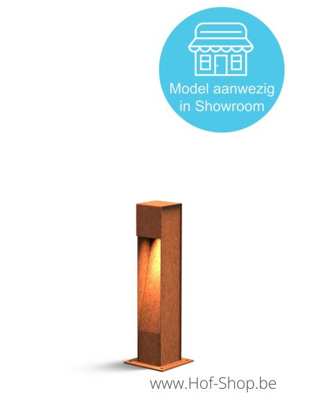 C1S - 500 Éclairage au sol en acier Corten - Éclairage de jardin GARDD