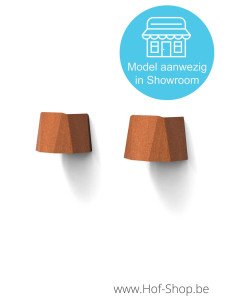 Applique Facet en acier Corten - Éclairage de jardin GARDD