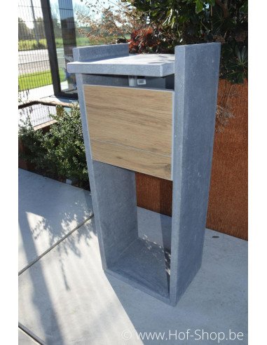 Everest Aspect bois - VASP boîte aux lettres en pierre bleue