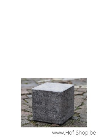 Guéridon 15 x 15 x 15 cm - colonne en pierre bleue