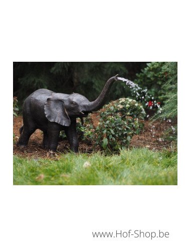 Petit éléphant (66 cm de haut) - statue en bronze (B753)
