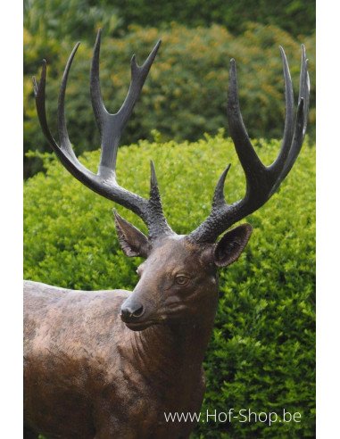 Hert - bronzen beeld (B837)