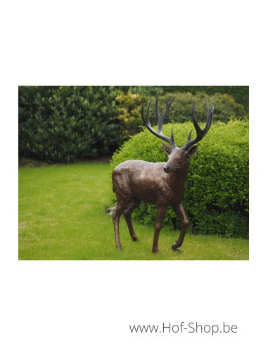 Hert - bronzen beeld (B837)