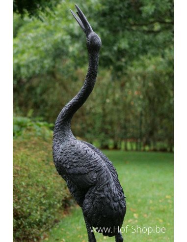 Fontaine de la grue 1,83 m - statue en bronze (B571)