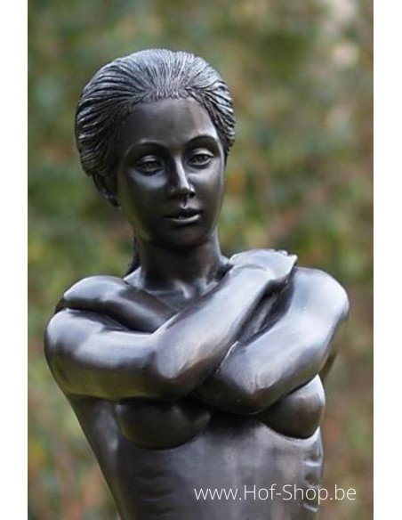 Staand naakt - bronzen beeld (B675)