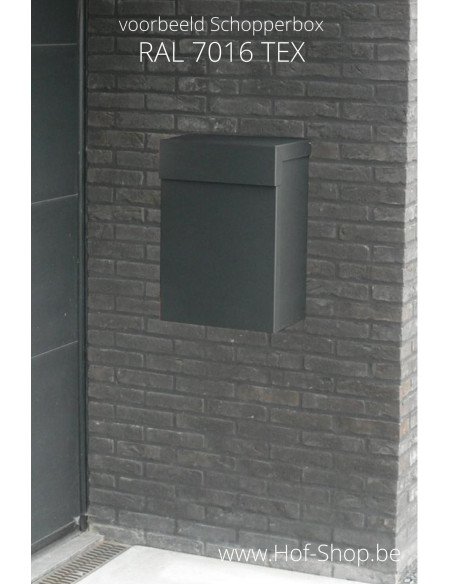 Shopperbox PB digitaal slot - pakketbus aluminium