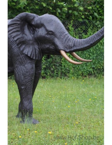 Grote olifant - bronzen beeld (B689)
