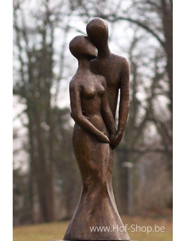 Modern liefdespaar - bronzen beeld (B1036)