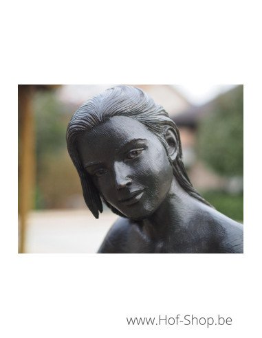 Femme nue - statue en bronze (B1297)