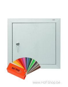 Brievenbusdeur 529/2 gelakt 35,2 x 35,2 cm - Albo brievenkastdeur aluminium