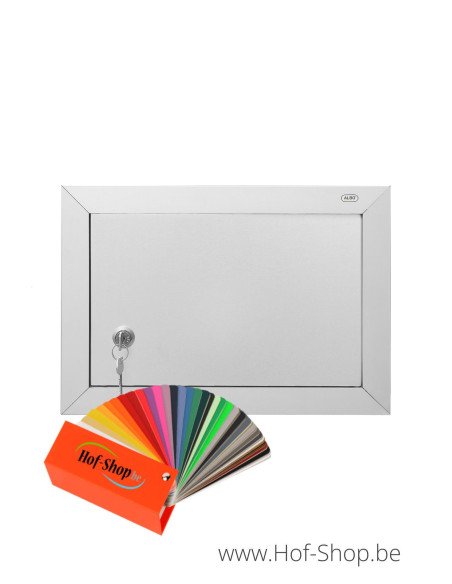 Porte boîte aux lettres 529/1/H laquée 35,2 x 24,8 cm - Albo porte boîte aux lettres aluminium