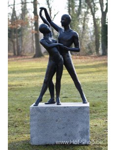 Modern danspaar - bronzen beeld (B1094)