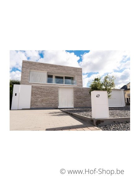 Dropbox Medium Back Door RAL 9016 - boîte à colis eSafe aluminium