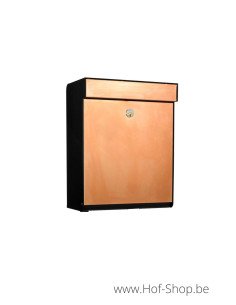 Allux Grundform Box copper front - brievenbus