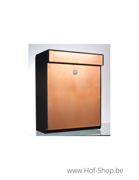 Allux Grundform Box copper front - brievenbus