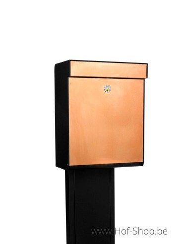 Allux Grundform Box copper front - brievenbus