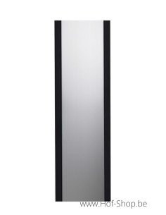 Allux 1001 elegant stand noir avec acier inoxydable - Allux support