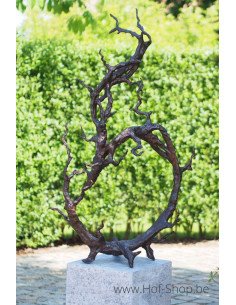Arbre moderne - statue en bronze (B22084)