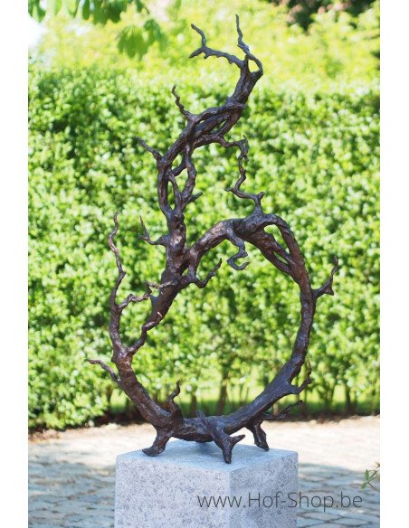 Arbre moderne - statue en bronze (B22084)