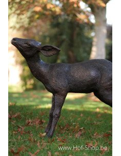 Petit cerf  - statue en bronze (B47236)