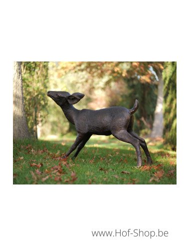 Petit cerf  - statue en bronze (B47238)