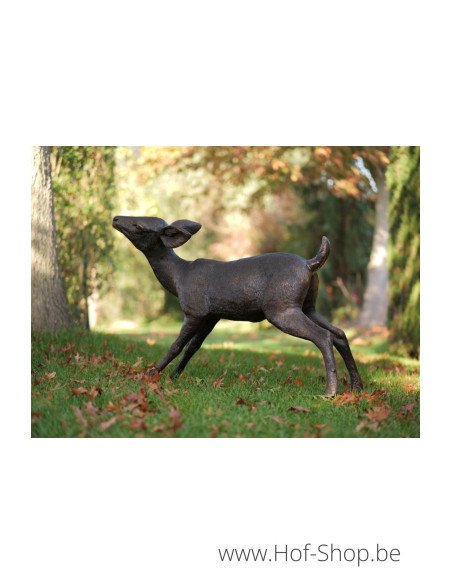 Petit cerf  - statue en bronze (B47238)
