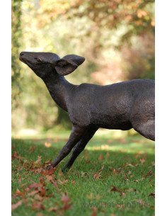 Petit cerf  - statue en bronze (B47238)