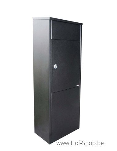 Allux 600 noir Front Door eurolock - boîte à colis