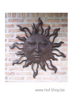 Décoration murale grand soleil - statue en bronze (HW0447BR-B)