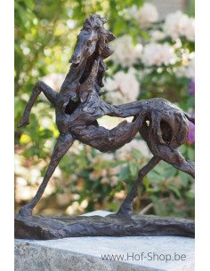 Modern paard - bronzen beeld (B88194)