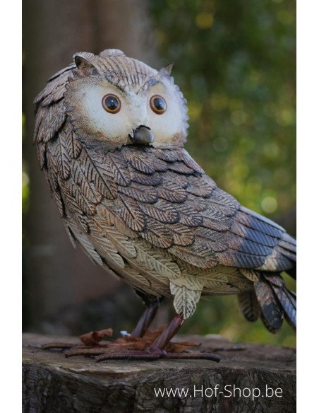 Hibou - figurine en métal (MD18204)