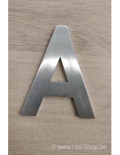 OUTLET Lettre A en inox (12 cm de haut) - Numéro de maison Adezz