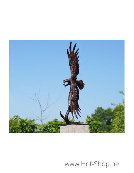 Vliegende arend - bronzen beeld (B56606)