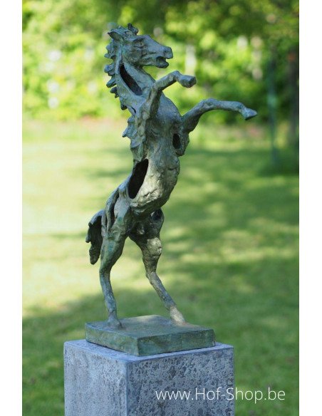 Cheval cabré moderne - statue en bronze (B88210)