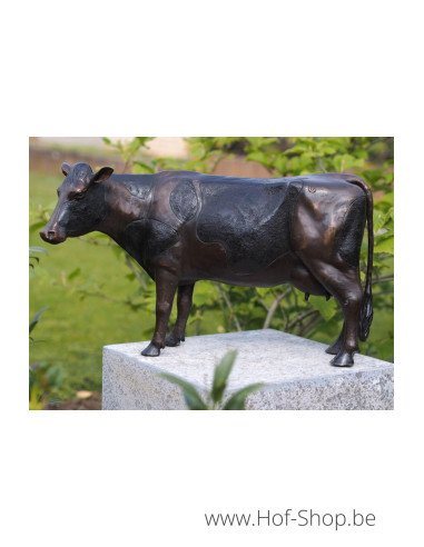 Vache - statue en bronze (B91154)