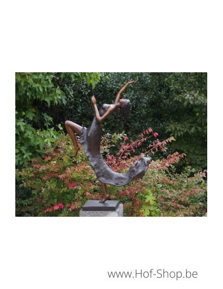 Femme qui danse - statue en bronze (B91222)