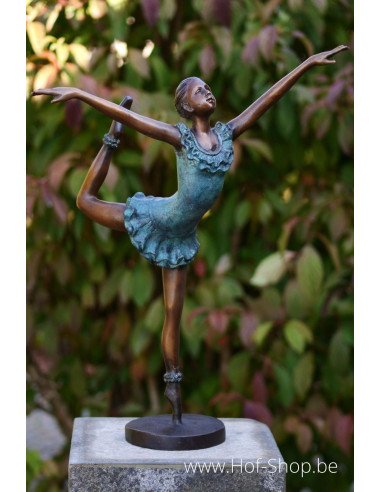 Ballerine 57 cm - statue en bronze (B94182)