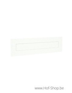 Brievenbusklep Integra 400 mm breed RAL 9016 - briefplaat aluminium