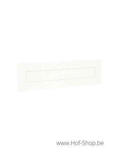 Brievenbusklep Integra 400 mm breed RAL 9016 - briefplaat aluminium
