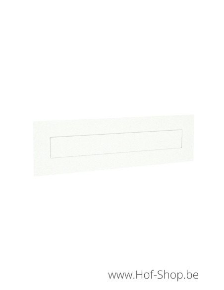 Brievenbusklep Integra 400 mm breed RAL 9016 - briefplaat aluminium